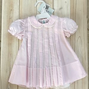 Feltman Brothers Pink Lace Infant Dress